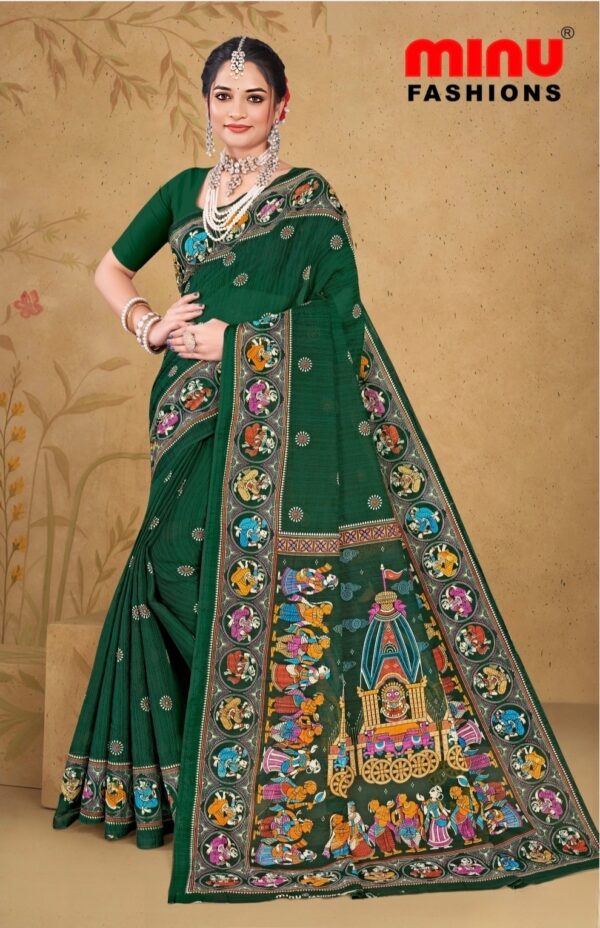 Jay  Jagannath Pure Cotton Saree